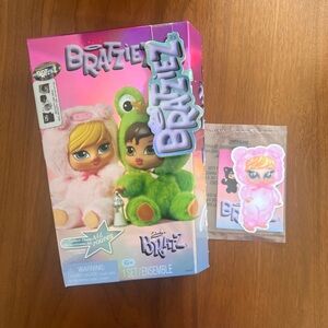 Bratzies pink angel Cloe plush keychain